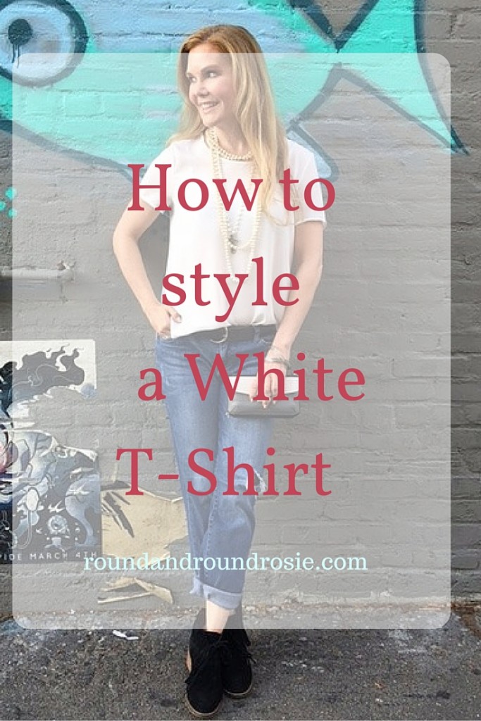 how to style a white t-shirt