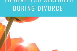 4 simple words to get you through the divorce process. roundandroundrosie.com
